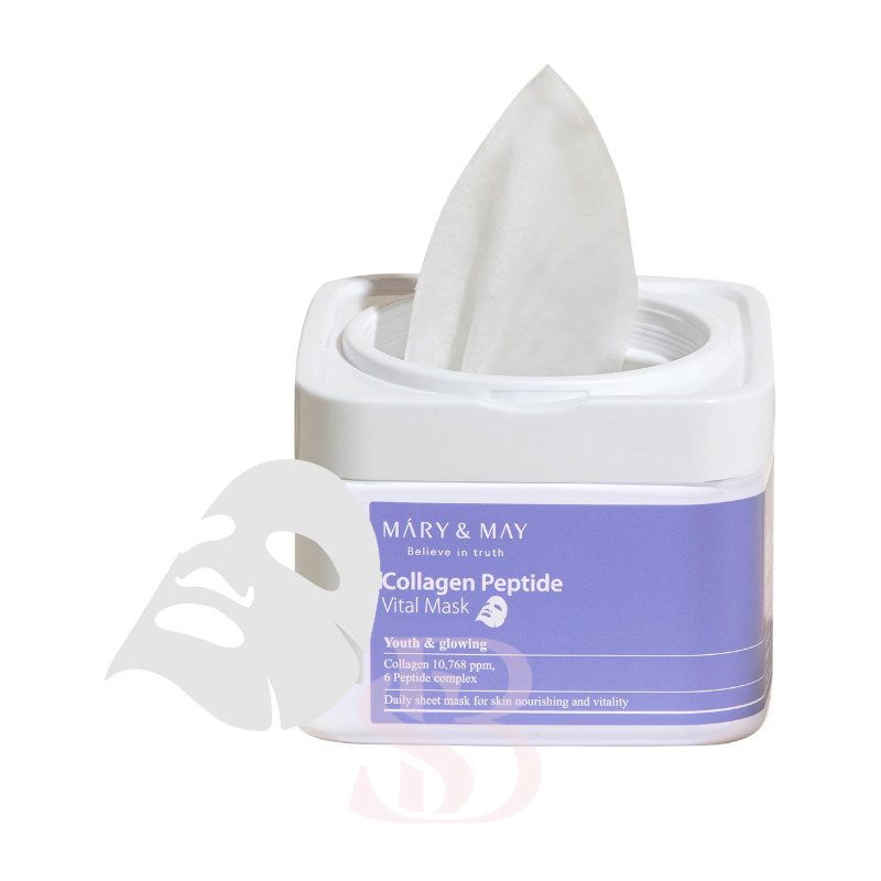 {Mary&May} - Masque Vital aux Peptides de Collagène