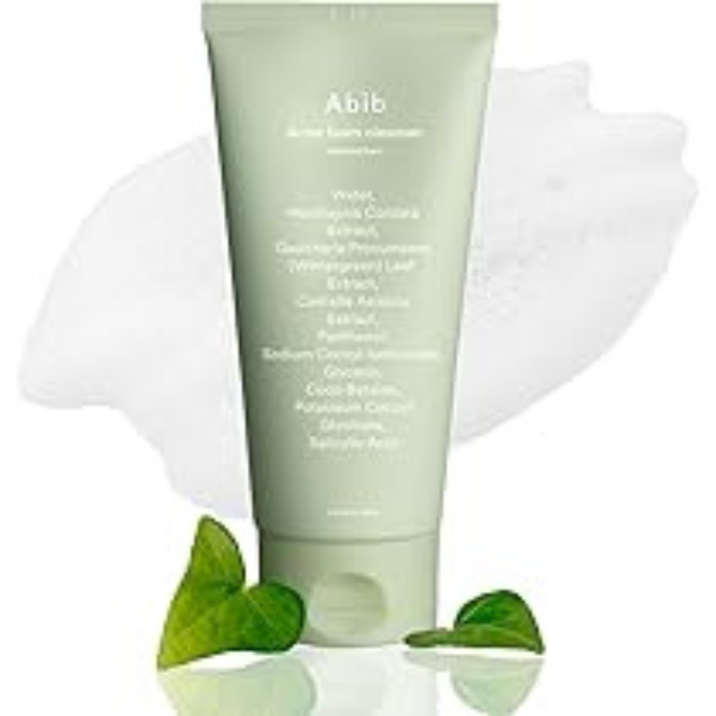 {Abib} - Mousse nettoyante contre l'acné Heartleaf Foam