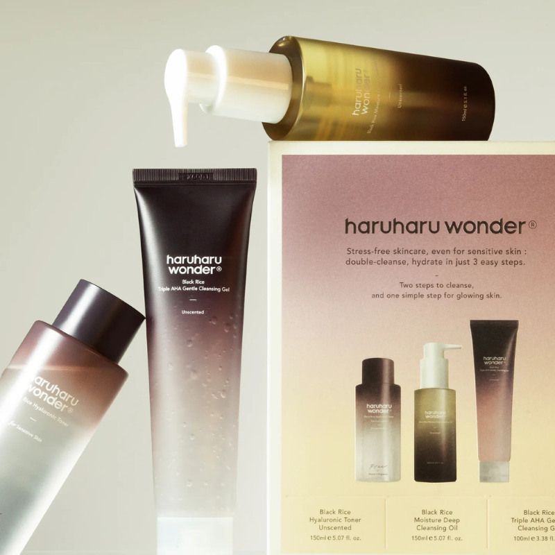 {Haruharu WONDER} - Kit Nettoyage (Cleanse & Glow Set)