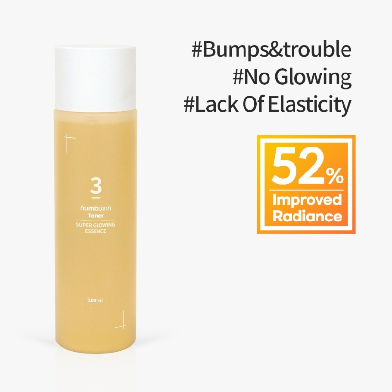 {Numbuzin} -  No.3 - Super Glowing Essence Toner