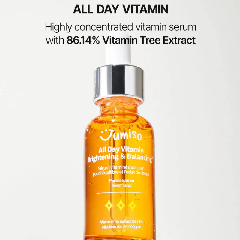 {JUMISO } -All Day Vitamin Brightening & Balancing Facial Serum Jumbo