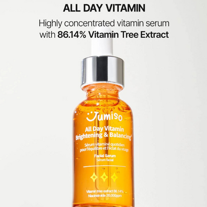 {JUMISO } -All Day Vitamin Brightening & Balancing Facial Serum Jumbo