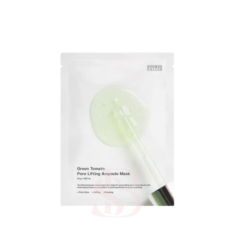 {SUNGBOON EDITOR} -Green Tomato Pore Lifting Ampoule Mask