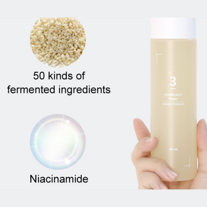 {Numbuzin} -  No.3 - Super Glowing Essence Toner