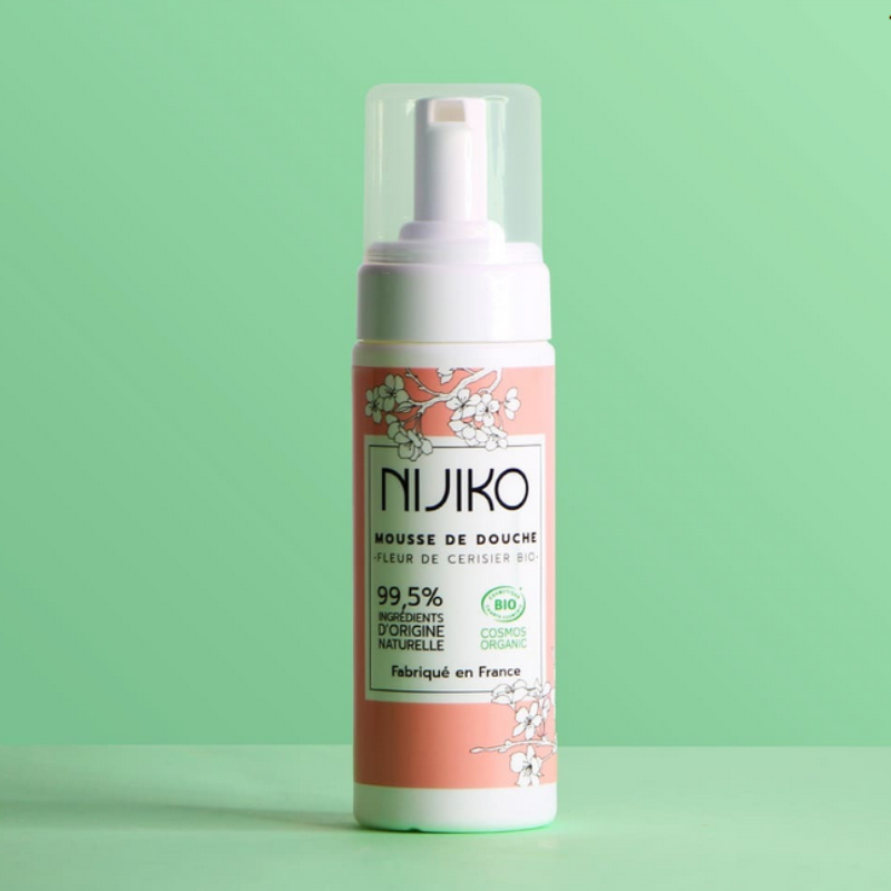 {Nijiko} - Mousse de Douche Bio à la Fleur de Cerisier