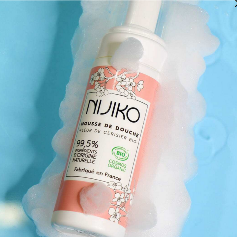 {Nijiko} - Mousse de Douche Bio à la Fleur de Cerisier