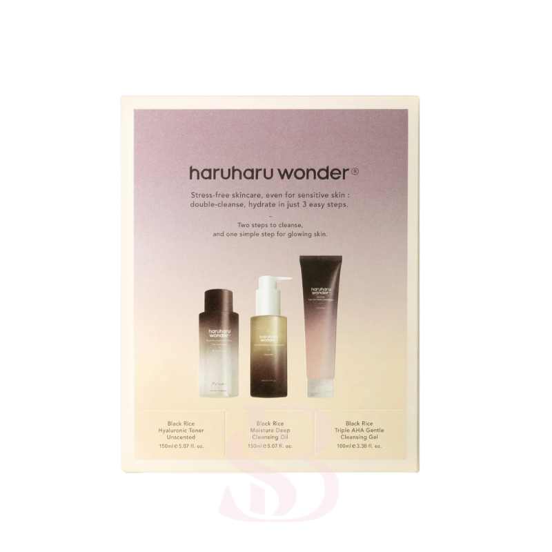 {Haruharu WONDER} - Kit Nettoyage (Cleanse & Glow Set)