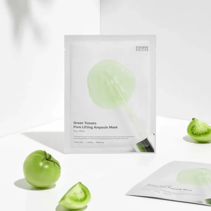 {SUNGBOON EDITOR} -Green Tomato Pore Lifting Ampoule Mask