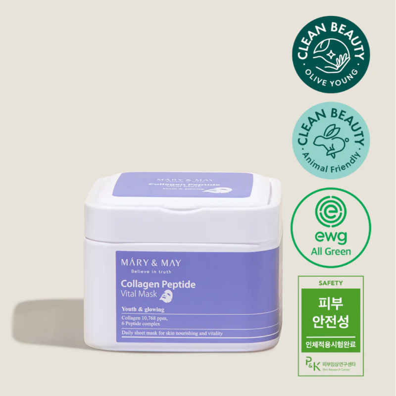 {Mary&May} - Masque Vital aux Peptides de Collagène