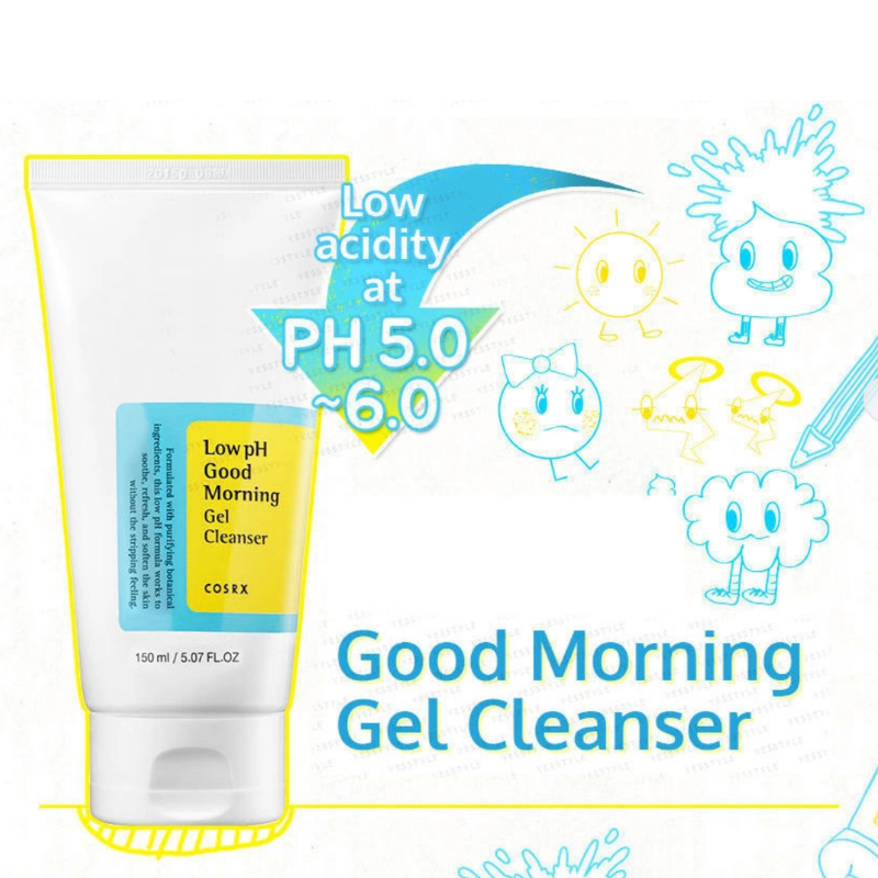 {COSRX} - Gel nettoyant Good Morning à faible pH